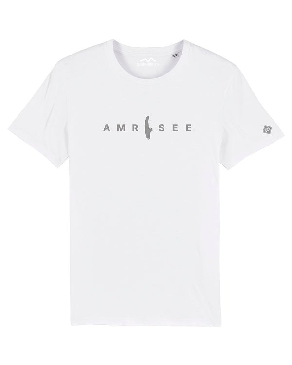 Ammersee-Tshirt-weiss-unisex-biobaumwolle-seenarrisch