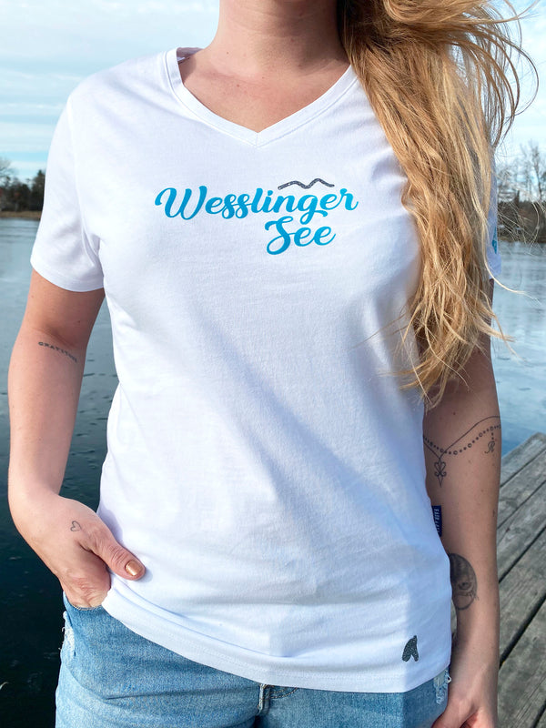 WESSLINGER SEE T-Shirt für Frauen - Weiß