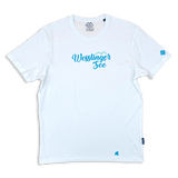 Männer T-Shirt - WESSLINGER SEE - Weiß