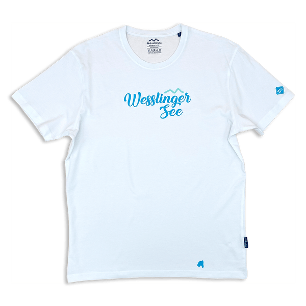 Männer T-Shirt - WESSLINGER SEE - Weiß